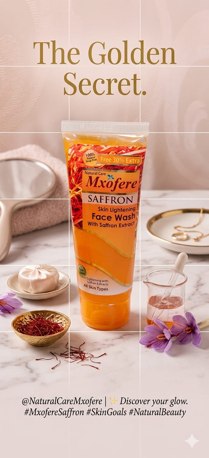 Mxofere Face wash Saffron 